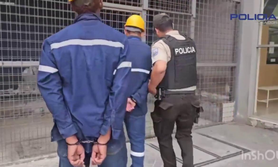 Falsos trabajadores CNEL EP fueron detenidos en Sauces 6