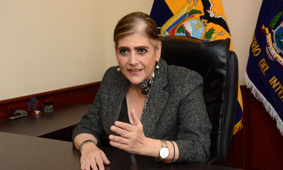 Entrevista a Mónica Palencia, ministra del Interior en Ecuador