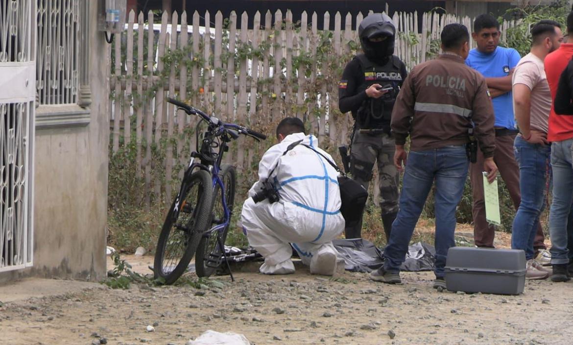 La muerte del ciudadano ocurrió en un barrio de Manta.