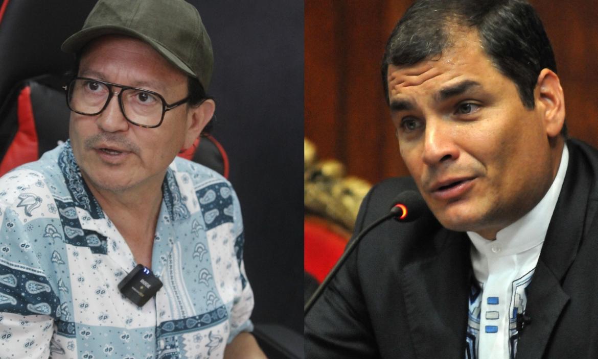 David Reinoso y Rafael Correa