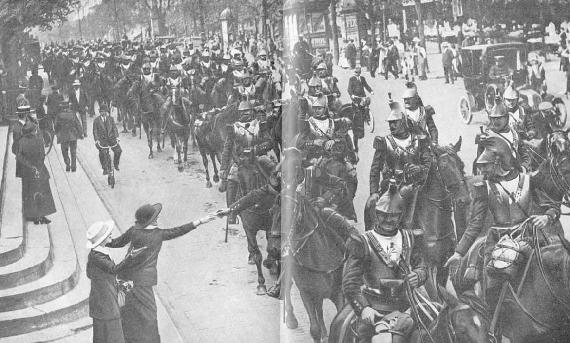 1914 - Batalla de Arrás en Francia: