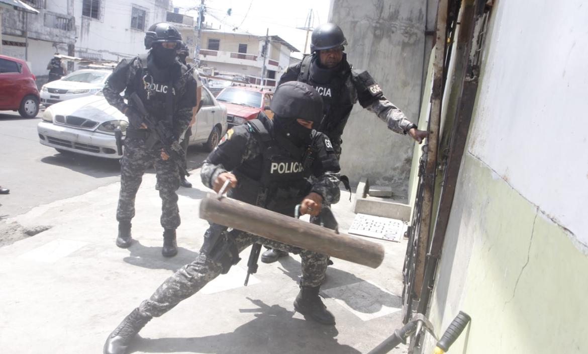 En el distrito Portete la Policía allanó una vivienda.