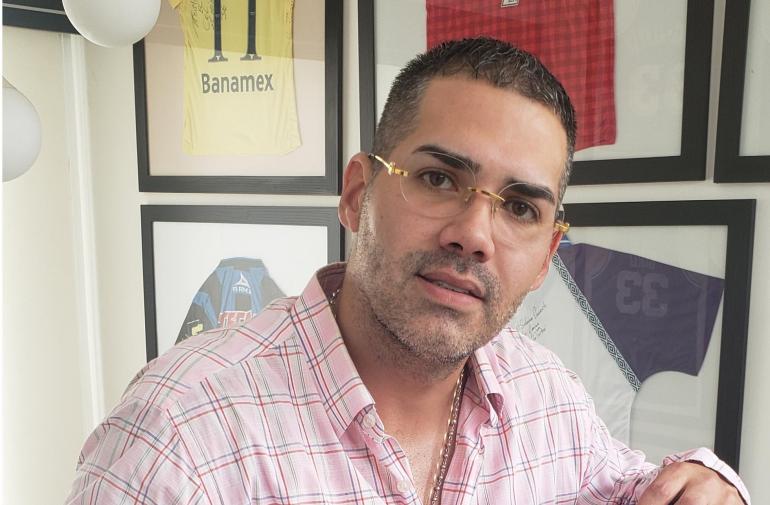 Omar Quintana, por ahora es empresario de jugadores, pero se ve como directivo azul en el futuro.