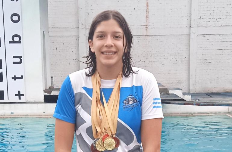 La última cosecha de medallas de Luciana Piechestein fue en Cuenca.