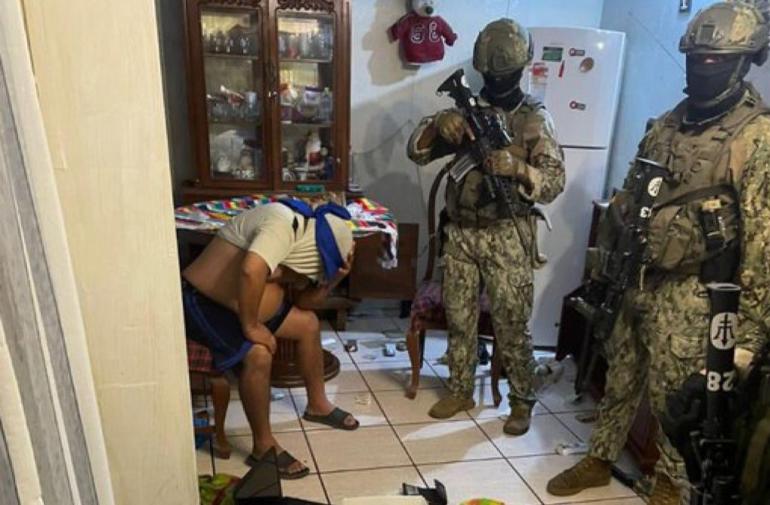 Imagen compartida por las Fuerzas Armadas en torno a la captura de alias Orejas.