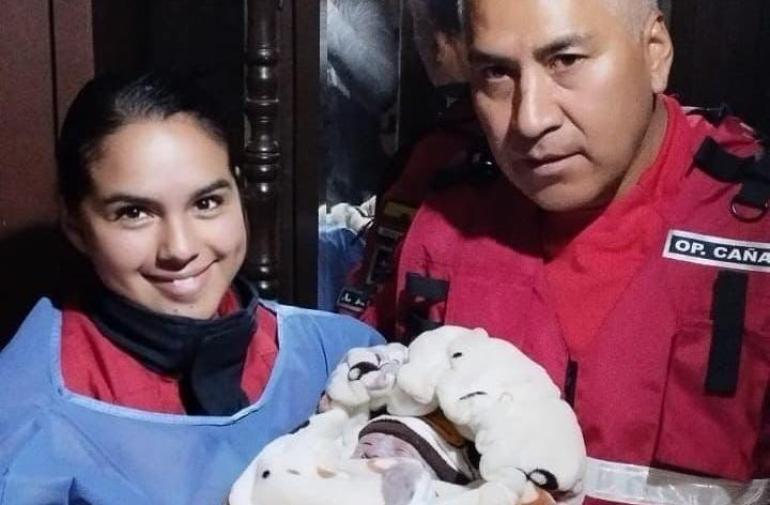 Cuerpo de Bomberos de Quito atendió un parto