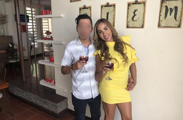 Modelo Andrea Espinoza denuncia su ex