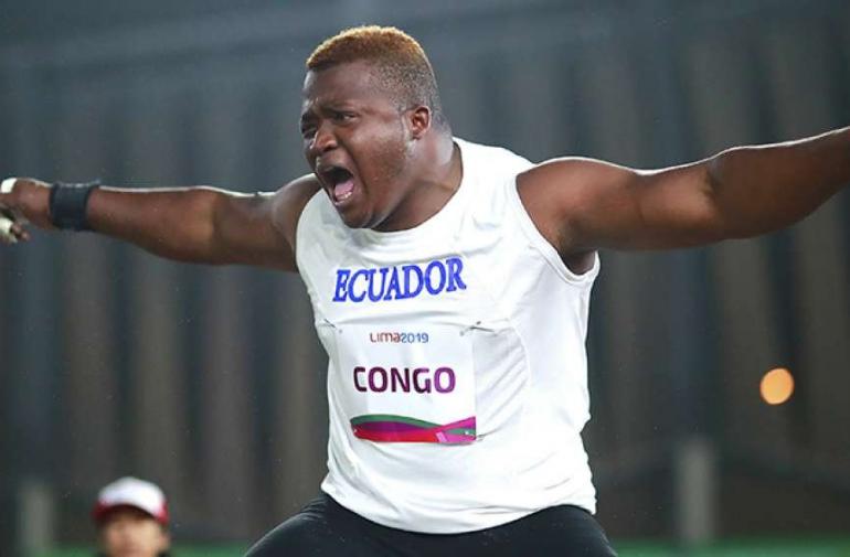 El ecuatoriano Jordi Congo buscará alcanzar una medalla paralímpica en el lanzamiento de bala.