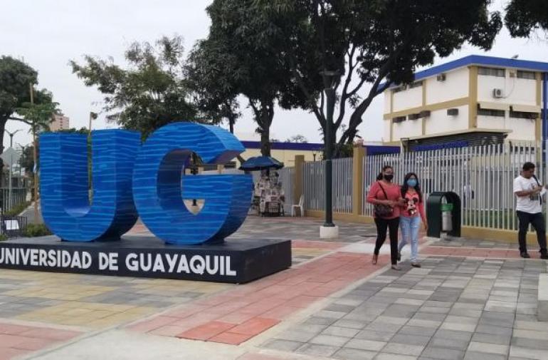 Desde el 7 de febrero empiezan las clases presenciales en la Universidad de Guayaquil.