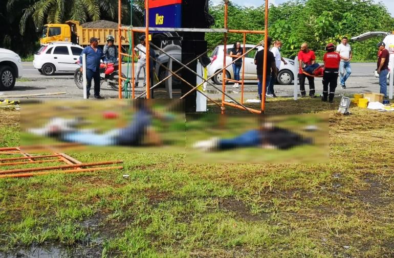 Trabajadores murieron electrocutados en la vía Duran - Tambo