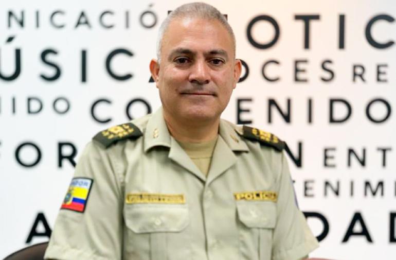 Fausto Salinas es el nuevo comandante de la Policía Nacional