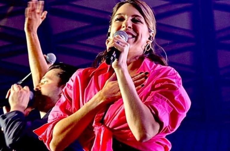 Floricienta dio un concierto en Israel.