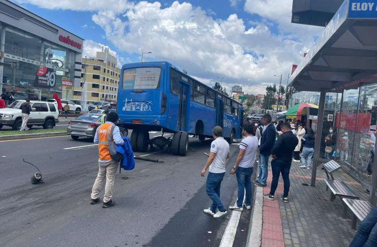 Accidente - bus - Quito