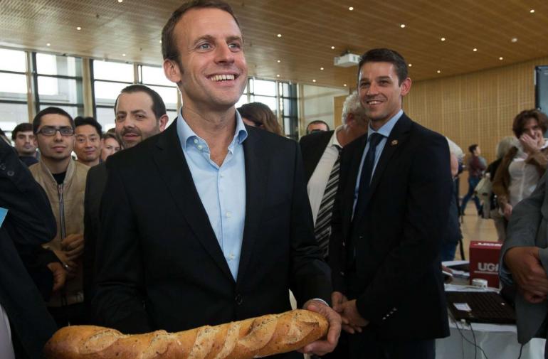 Macron celebra que la baguette sea patrimonio inmaterial de la Unesco