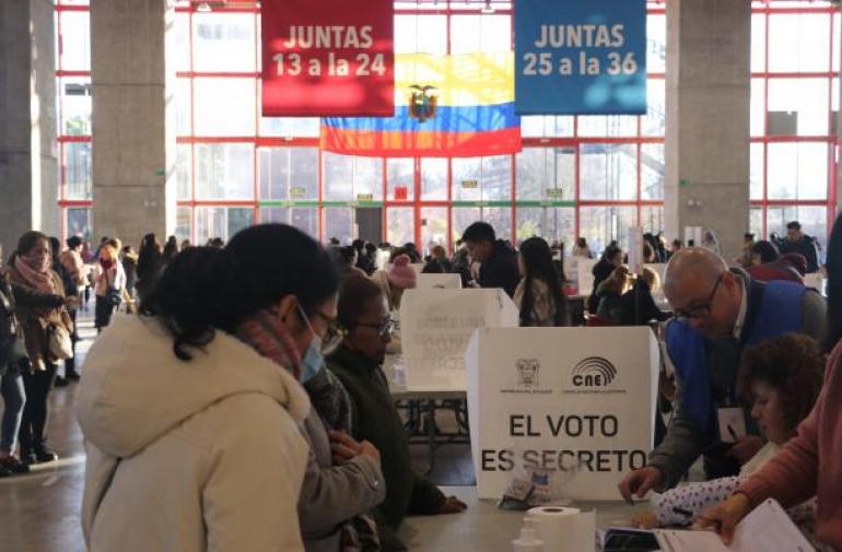 Migrantes ecuatorianos no tienen claro qué se elige.