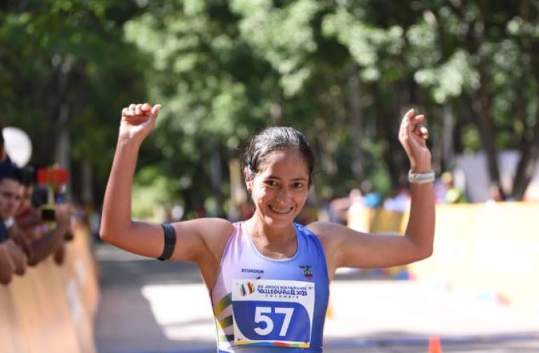 Magaly Bonilla clasificó al Mundial de Atletismo