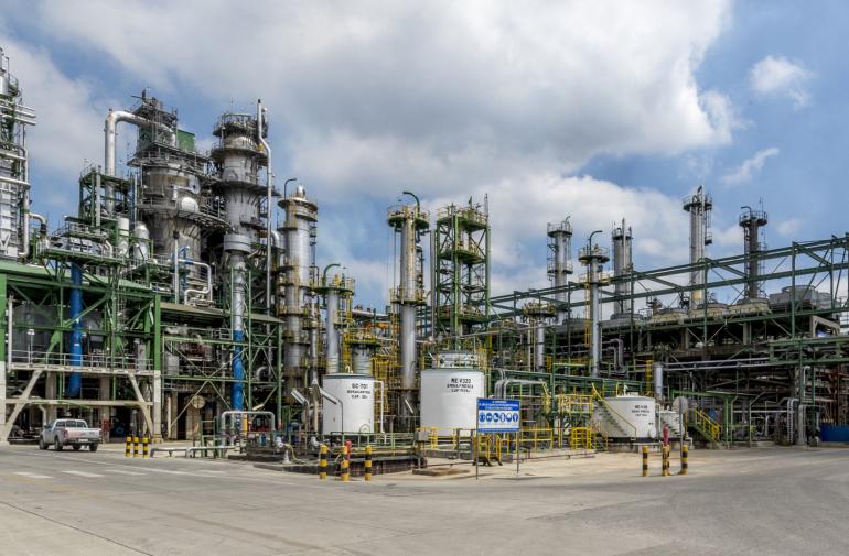 La refinería de Petroecuador en Esmeraldas.