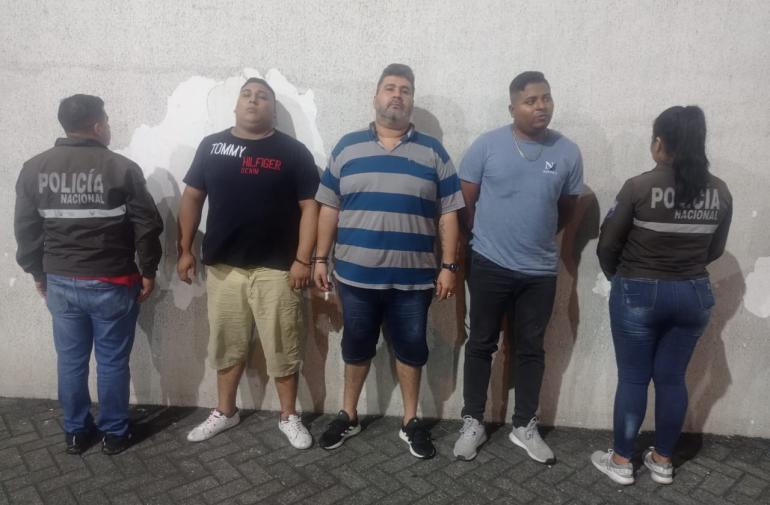 Detenidos por secuestro en la avenida Juan Tanca Marengo