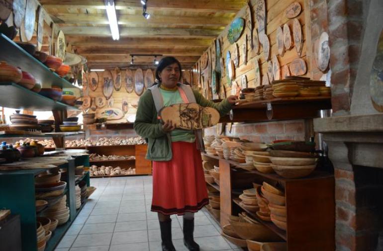 Oyacachi. Una mujer artesana
