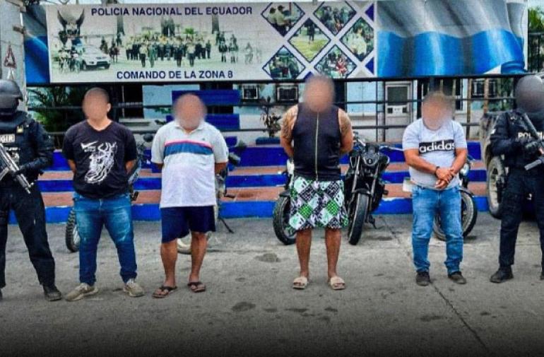 detenidos en Yaguachi por robo de carros
