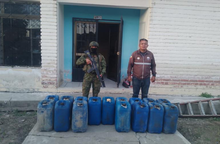Operativo minería Fuerzas Armadas Ecuador