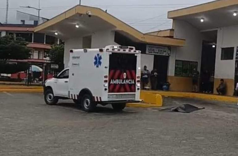 Hubo alboroto en la Terminal Terrestre de Gualaquiza.