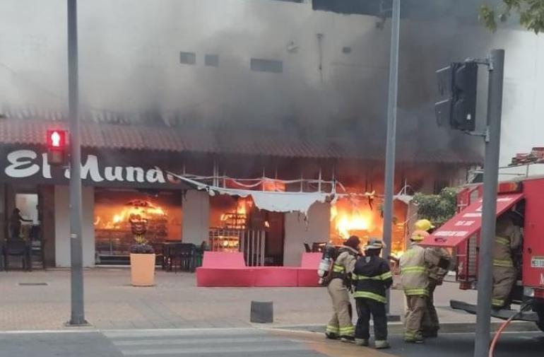 Una panadería de Portoviejo se incendió.