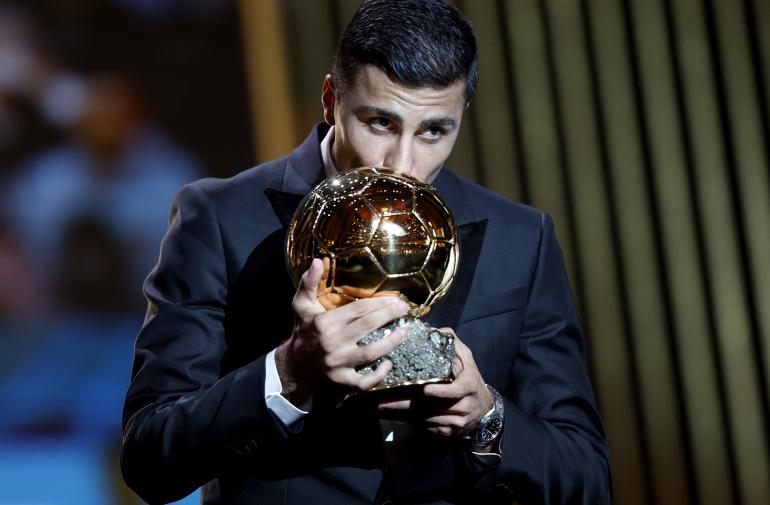 Rodri, ganador de Balón de Oro de la temporada 2023-24