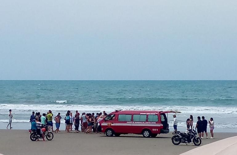 Ocurrió en la playa de Punta Bikini, en el balneario de San Clemente.