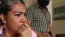 Juana Ochoa Sanipatín no puede contener las lágrimas cuando se refiere a  la detención de su progenitora.