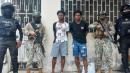 Delincuentes capturados por militares