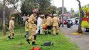 Los organismos de socorro atendieron a una mujer que se habría prendido fuego y lanzado al río.