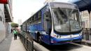 Bus de la Metrovía en el centro de Guayaquil