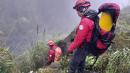 Las condiciones del clima no han ayudado en la búsqueda del excursionista. (Foto Bomberos Latacunga)