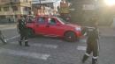 En este vehículo se encontraba la víctima cuando ocurrió el ataque, en el sector Calderón, del norte de Quito.