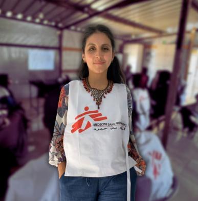 Gisela Silva González es una psicóloga ecuatoriana en la Franja de Gaza. Ella está a cargo del Servicio de Salud Mental de Médicos Sin Fronteras.