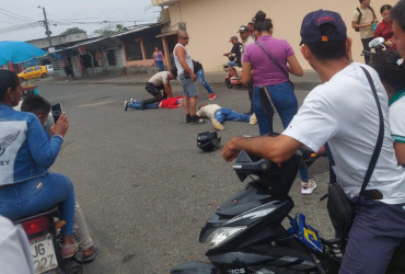 Los sujetos fueron detenidos en plena vía. Pasó en Quevedo.