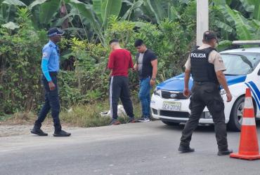 Hallaron dos cabezas humanas en vía de Machala.