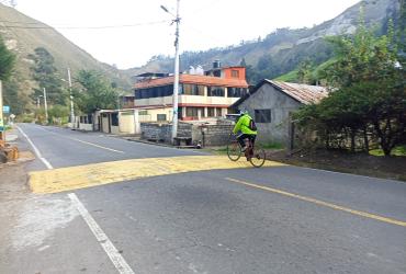 vía en Ambato