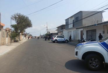 Un hombre fue ultimado a tiros en el barrio Horacio Hidrovo, en Manta.