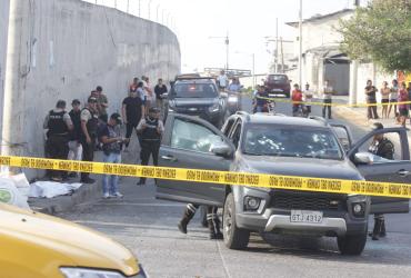 Los uniformados llegaron a tomar procedimiento de la emergencia.