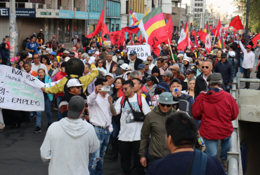 El 15 de noviembre ya se desarrollaron manifestaciones en contra del Gobierno.