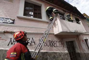 Incendio en San Blas