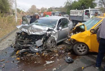 Un accidente de tránsito tuvo lugar en la vía Jipijapa-Paján.