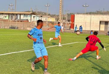 Un entrenamiento del club 22 de julio en Esmeraldas.