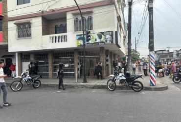 La zona del crimen, en Babahoyo.