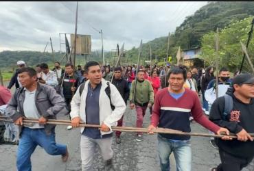 Moradores están protestando por la construcción de la megacárcel.