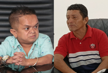 Jorgito Guayaco y su papá Leonardo Naranjo