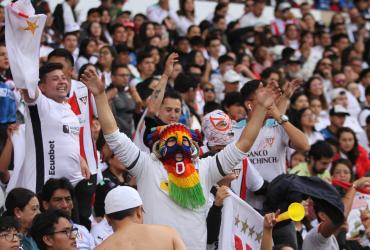 La hinchada del Rey de Copas celebra un nuevo título nacional.