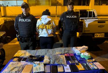 Detenida - droga - Quito